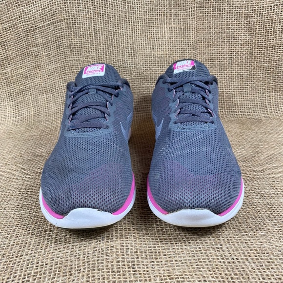 Nike Running Shoe training in season Dark Gray Pink Women's Size 10 - Picture 7 of 10